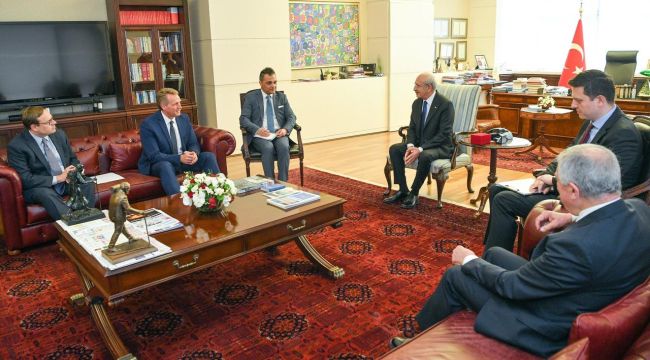 CHP Genel Başkanı Kemal Kılıçdaroğlu, Büyükelçi Jeffry L. Flake'i Kabul Etti