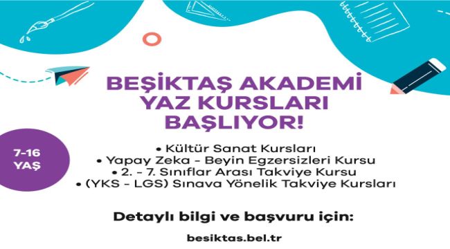 Beşiktaş Akademi Yaz Kursları Başlıyor!