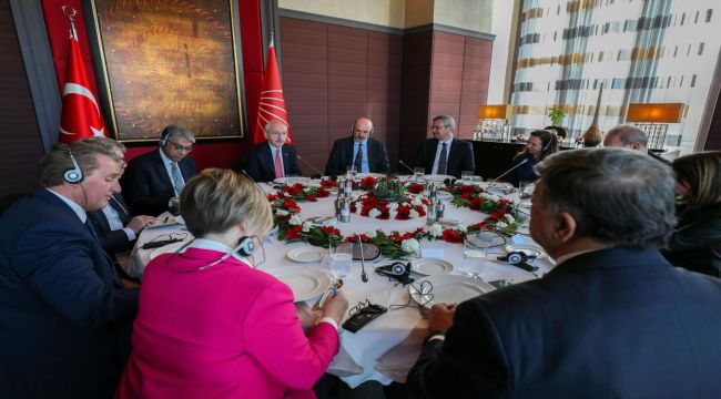 CHP Genel Başkanı Kemal Kılıçdaroğlu, Büyükelçilerle Bir Araya Geldi
