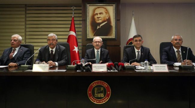 CHP Genel Başkanı Kemal Kılıçdaroğlu, Gaziantep Sanayi Odasını Ziyaret Etti