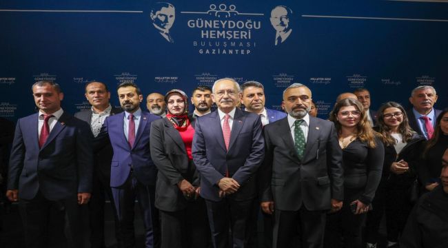 CHP Genel Başkanı Kemal Kılıçdaroğlu, Gaziantep'te Güneydoğu Hemşeri Buluşmasına Katıldı