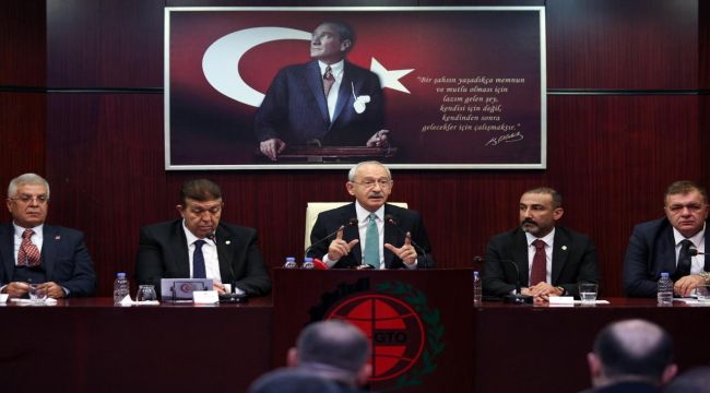 CHP Genel Başkanı Kemal Kılıçdaroğlu, Gaziantep Ticaret Odasını Ziyaret Etti
