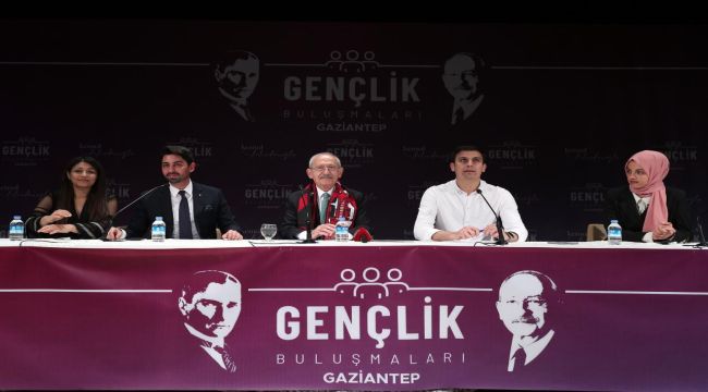 CHP Genel Başkanı Kemal Kılıçdaroğlu, Gaziantepli Gençlerle Bir Araya Geldi