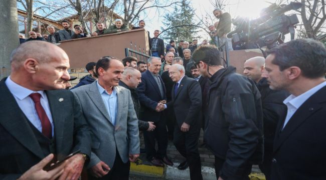 CHP Genel Başkanı Kemal Kılıçdaroğlu'ndan Dalkılıç Ailesine Taziye Ziyareti