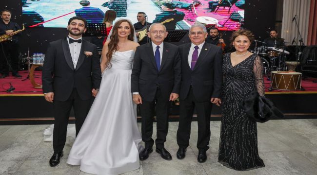 CHP Genel Başkanı Kemal Kılıçdaroğlu, Sibel ve Eker Çiftinin Düğün Törenine Katıldı