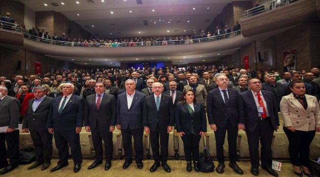 CHP Lideri Kılıçdaroğlu; Gaziantep Kanaat Önderleri, Muhtarlar ve STK Temsilcileri Buluşmasına Katıldı