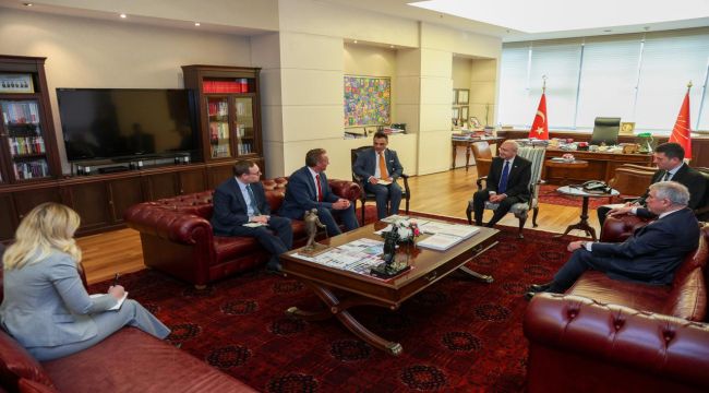 CHP Genel Başkanı ve Cumhurbaşkanı Adayı Kemal Kılıçdaroğlu, Büyükelçi Jeffry L. Flake'i Kabul Etti