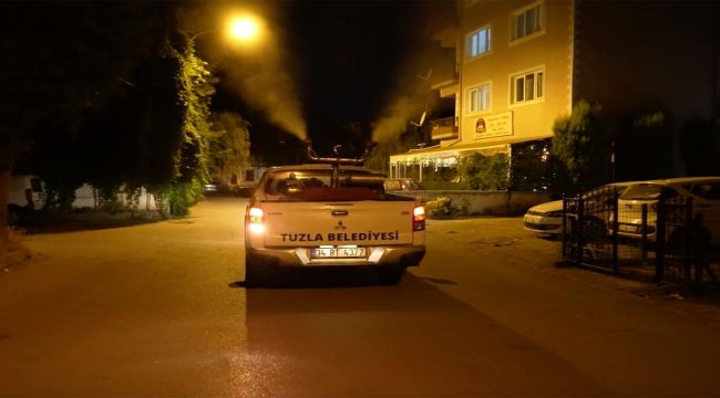 Tuzla'da Sivrisineklerle Etkin Mücadele Aralıksız Sürüyor