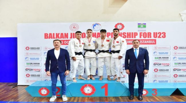 Balkan Judo U23 Şampiyonası Bahçelievler'de düzenlendi