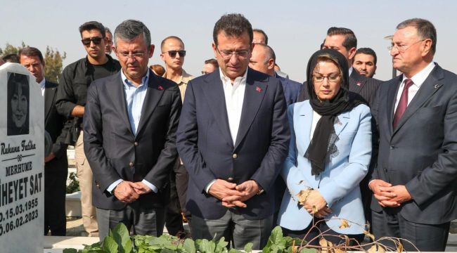 CHP Genel Başkanı Özgür Özel, Narlıca Mezarlığını Ziyaret Etti