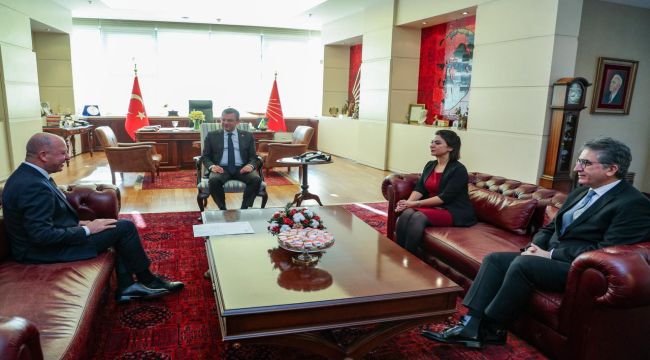 CHP Genel Başkanı Özgür Özel, ASO Başkanı Seyit Ardıç'ı Kabul Etti