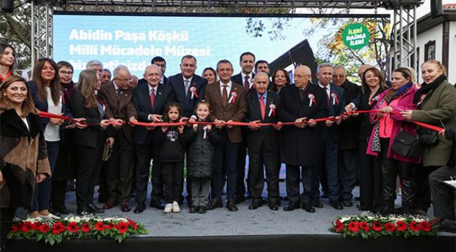Taşdelen, Milli Mücadele Müzesi'ni Özel ve Kılıçdaroğlu İle Açtı