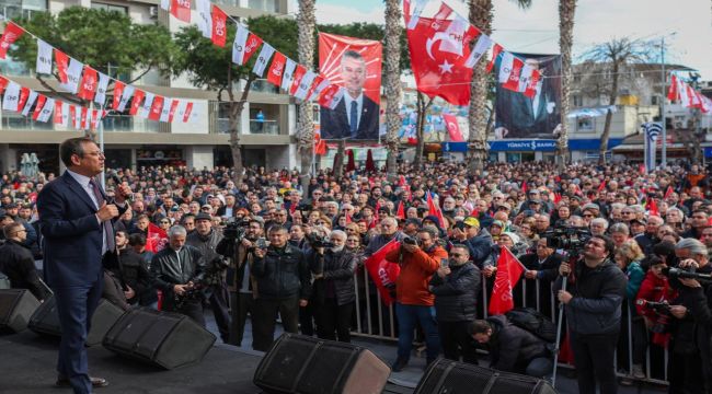 CHP Genel Başkanı Özgür Özel, Dikili'de: "Bütün Demokratlar Birleşin ve Kentlerinizi Tek Adamdan Koruyun"
