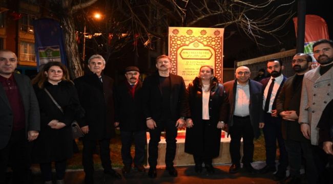 Hacı Bektaş-ı Veli anıtı Bahçelievler'de açıldı