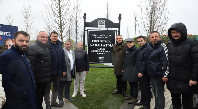 Türkoba'da Zeynel Abidin Cami ve Erzurumlu Kara Fatma Parkı açıldı törenle açıldı