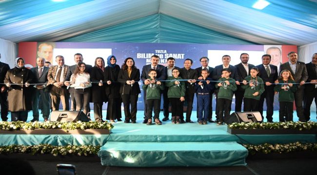 Tuzla Bilim ve Sanat Merkezi, Bakan Tekin'in katılımıyla açıldı